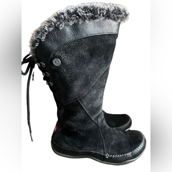 The North Face Janey AHDZ 786 Primaloft Winter Boots Black size 8 - Picture 1 of 9